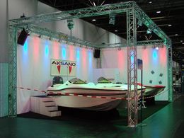 Askano exhibition stand on the boot in Düsseldorf