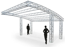 Naxpro-Truss truss constructions for modular DJ stages